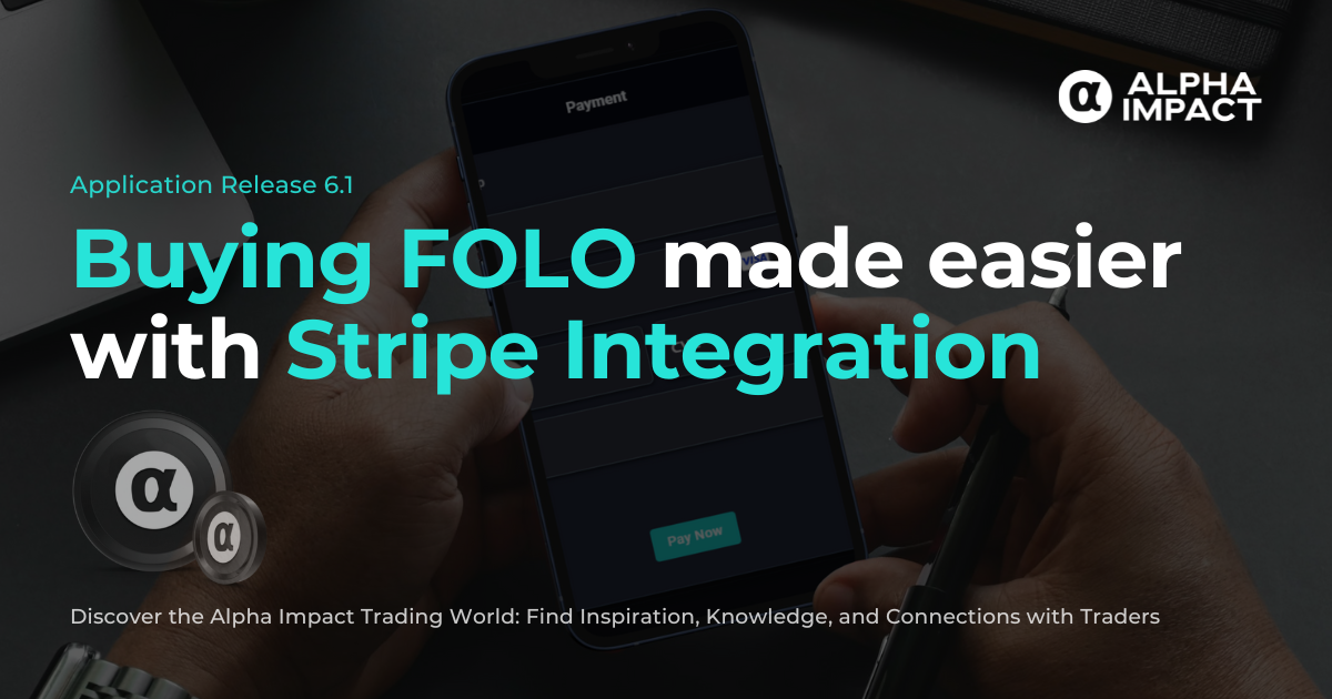 App Release 6.1 Banner - Using Stripe to buy FOLO with ease