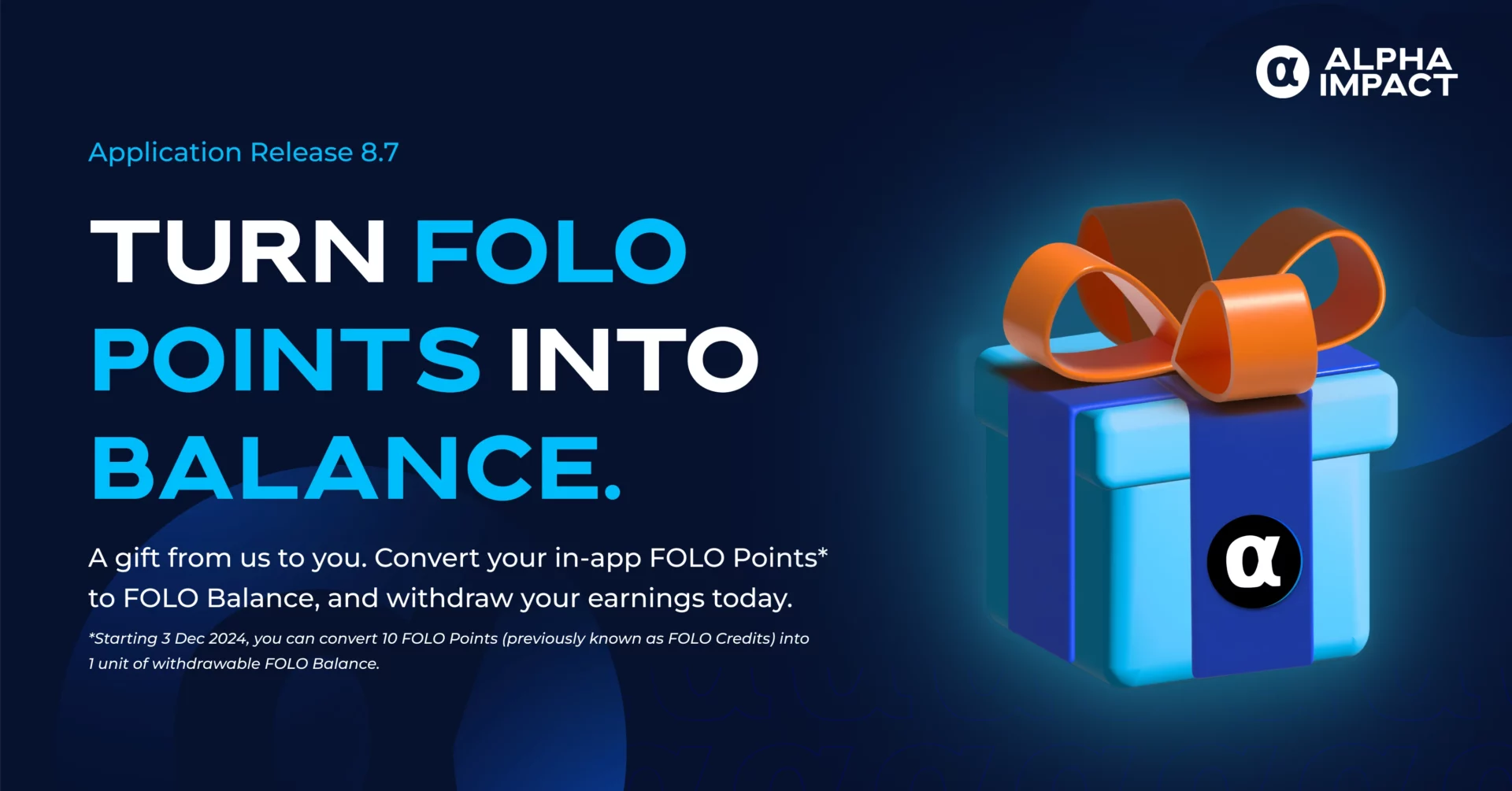 FOLO Point-to-Token Balance Conversion
